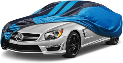 Vista 42 de Kaugung - Funda para auto impermeable de ajuste personalizado para Ford Mustang (1993-2025), cubierta exterior completa para automóviles, ligera