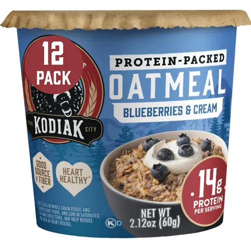 Vista 10 de Kodiak Cakes Avena Instantánea de Proteína de Manzana y Canela en una Taza, 2.12oz (Paquete de 12)