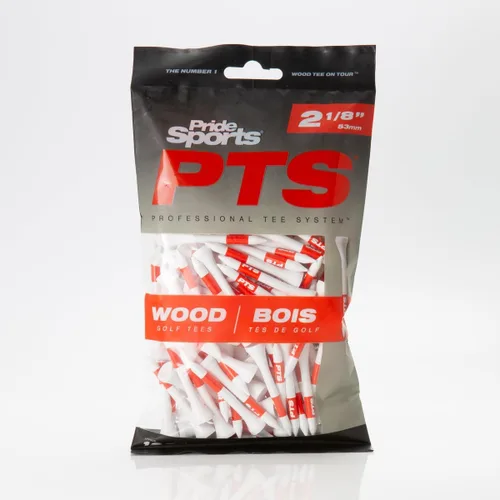 Vista 2 de PrideSports PTS Tees de golf de madera 120 unidades, 2-1/8 pulgadas El tee de madera #1 en el tour Mejor para drivers y maderas