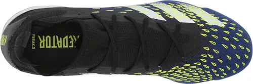 Vista 5 de adidas Predator Freak 3 Turf Tenis de fútbol para hombre Core Negro-blanco-solar Amarillo