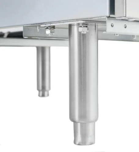 Vista 9 de Kratos Freidora comercial, tipo piso con tres quemadores y kit de manguera de gas incluido, gas natural