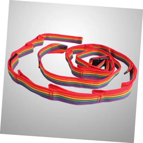 Vista 8 de Kisangel Cordón para herramientas de camping, tendedero de ropa para exteriores, cadena de margaritas, cuerda de doble capa para tienda de campaña