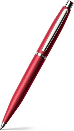 Vista 12 de Sheaffer VFM - Pluma estilográfica con acabado mate negro, detalles cromados, con punta mediana