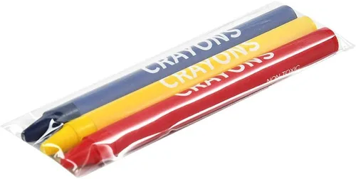 Vista 4 de Madisi Crayons Bulk Pack, Regular Size, 3 Colors, 300 Packs, 900 Count