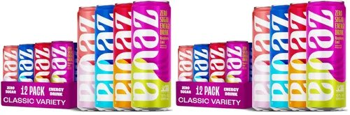 Vista 11 de Zevia Bebida Energética Sin Azúcar, Paquete de Variedad Clásico, Latas de 12 oz (Paquete de 12) – Endulzado Naturalmente, Proyecto Verificado Sin