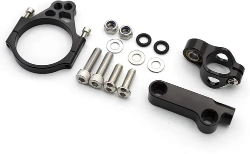Vista 2 de FXCNC Racing motocicleta CNC amortiguador de dirección estabilizador búfer montaje kit compatible con VERSYS 650 2015-2020