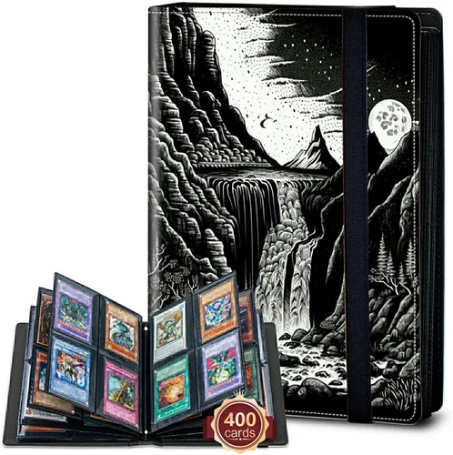 Vista 37 de Rossy Carpeta de tarjetas con 4 bolsillos, carpeta de tarjetas intercambiables, álbum de colección de tarjetas, para 160 tarjetas, carpeta