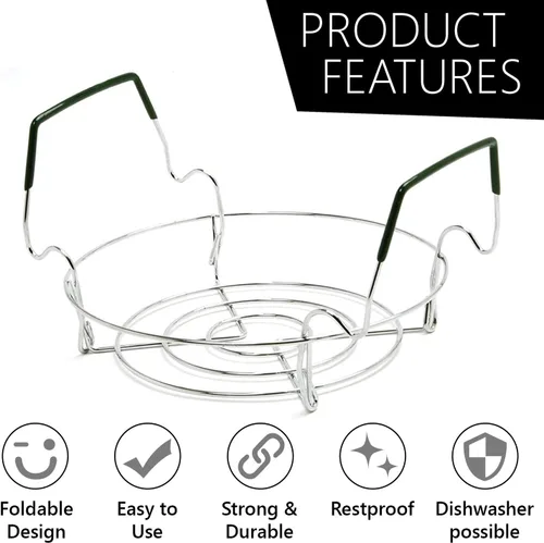 Vista 3 de Norpro Estante para conservas pequeño, 8 pulgadas