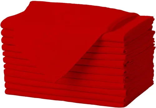 Vista 19 de Gee Di Moda – Servilletas de tela – Servilletas de cena de 43 x 43 cm de color berenjena – Juego de 12 servilletas de tela lavables y absorbentes
