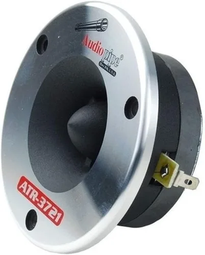 Vista 3 de Audiopipe 2 pares de tweeters de titanio Super Bullet de 350 W máx. 4 ohmios con anillos adaptadores de tweeter MDF personalizados