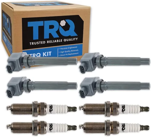 Vista 54 de TRQ Kit de bobina de encendido y bujía Iridium 12 piezas compatible con Ford Explorer 2020-2021 Police Interceptor Utility Lincoln Aviator con V6