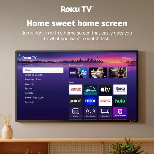 Vista 12 de Hisense Serie A4 32A4HNR - Smart Roku TV HD 720p de 32 pulgadas con compatibilidad Alexa - Audio Dolby, diseño de bisel delgado, Asistente de Google
