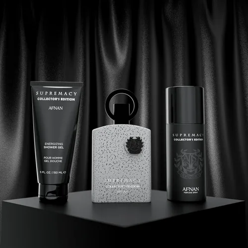 Vista 4 de Afnan Supremacy Collector's Edition - Set de regalo de perfume de lujo para hombres, Eau de Parfum (3.4 onzas), desodorante (5.0 onzas), gel
