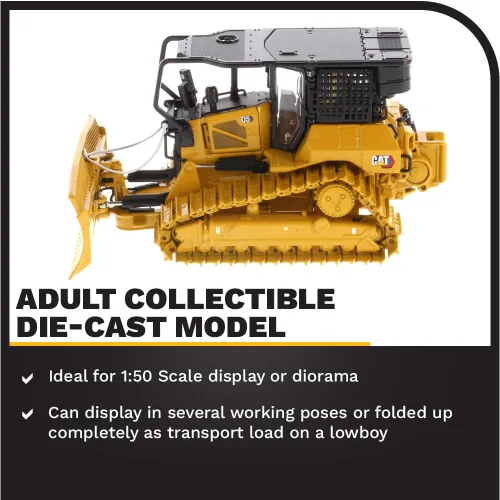 Vista 3 de Caterpillar D5 LGP Bulldozer - High Line Series de Diecast Masters - 85952