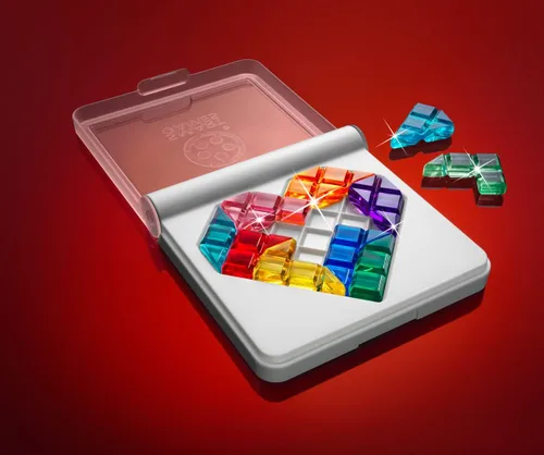 Vista 5 de SmartGames IQ Love - Juego de rompecabezas de viaje con 120 desafíos para edades de 7 años, adulto