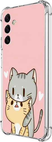 Vista 21 de Funda para Galaxy A54, hermosa protección contra caídas de flores rosas, a prueba de golpes, carcasa protectora de cuerpo completo resistente a