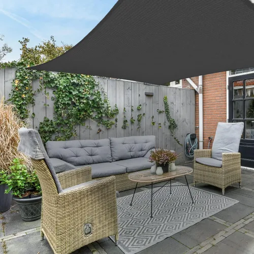 Vista 8 de AsterOutdoor - Toldo parasol rectangular de 16 x 20 pies, Toldo con bloqueador ultravioleta para patio, patio trasero, césped, jardín, actividades