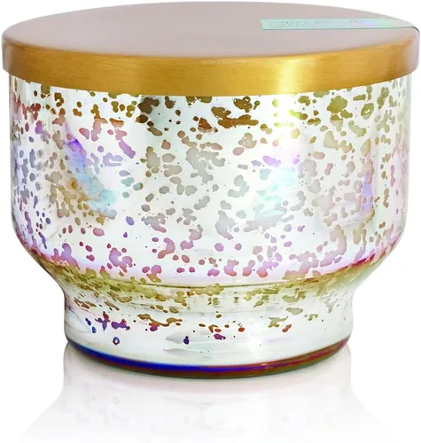 Vista 13 de Velas perfumadas Capri Blue Aloha Orchid para el hogar - Velas invertidas de mercurio iridescente en tarro - Regalos para inauguración de casa