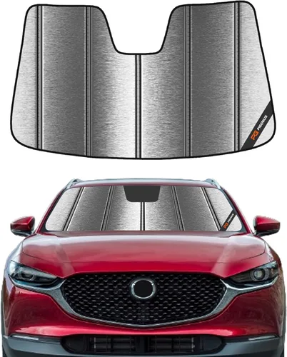 Vista 19 de Pigenius Parasol de parabrisas para Mazda CX-9 2007-2015 Parasol de ventana frontal personalizado - Protección