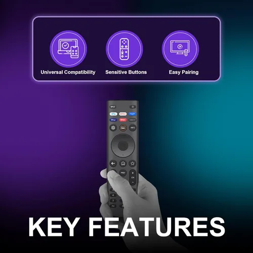 Vista 8 de Mando a distancia de repuesto para VIZIO Smart TVs - Mando a distancia universal compatible con XRT140/ XRT136/ XRT260/ XRT270 y series