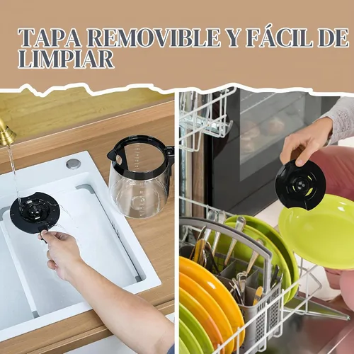 Vista 7 de Olla de repuesto para jarra de vidrio de 12 tazas compatible con Keurig
