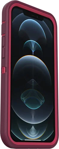 Vista 5 de OtterBox Defender - Funda de la serie sin pantalla para iPhone 12 PRO MAX (solamente), embalaje no minorista, poción de bayas