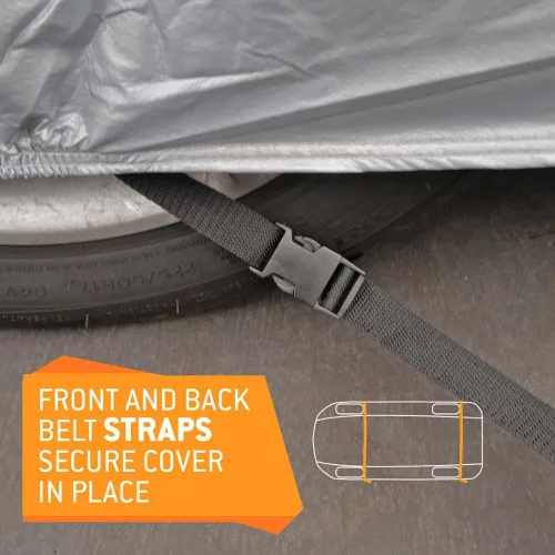 Vista 5 de Motor Trend Cubierta impermeable para auto, auténtica protección, tamaño grande, Talla full