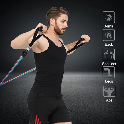 Vista 7 de Resistance Bands,Exercise Bands,Resistance Bands for Working Out with Handles for Men and Women,Workout Bands with Door Anchor and Ankle,Strength