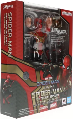 Vista 3 de TAMASHII NATIONS - Spider-Man: No Way Home - Spider-Man [Traje Integrado] Edición Final de Batalla, Figura de Acción Bandai Spirits S.H.Figuarts