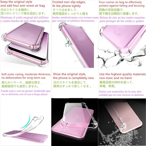 Vista 7 de USTIYA Funda para Realme GT Master / Q3 Pro Funda Transparente TPU Cuatro Esquinas Funda Protectora Transparente Suave