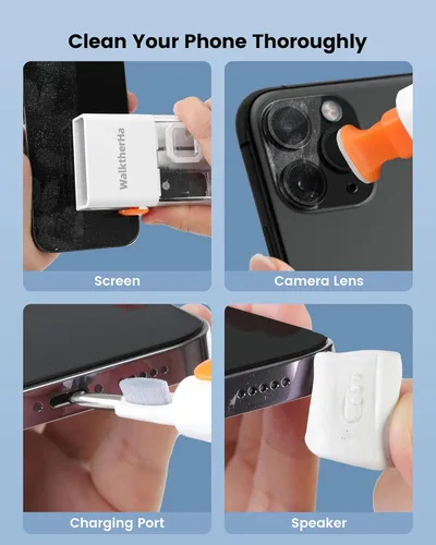 Vista 6 de Kit Limpiador para AirPod Pro 20 en 1 4 3 2 1 - Herramienta de Limpieza Multifunción para Auriculares, Teléfono, Laptop, Teclado, Pantalla - Punta