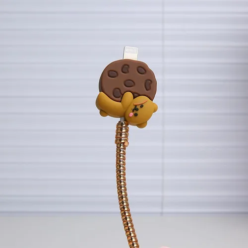 Vista 8 de Funda de Cargador Compatible con iPhone Adaptador de Corriente USB-C de 20W Cargador Diseño de Dibujos Animados Lindo en 3D Funda de Cargador