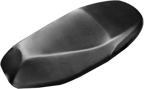 Funda universal para asiento de motocicleta con elástico, cuero PU transpirable, funda impermeable para asiento para la mayoría de asientos de Negro