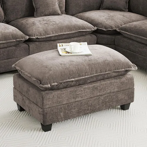Vista 94 de Sofá modular en forma de nube de 113 pulgadas, sofás de asiento profundo de gran tamaño para sala de estar, sofá modular tapizado de chenilla