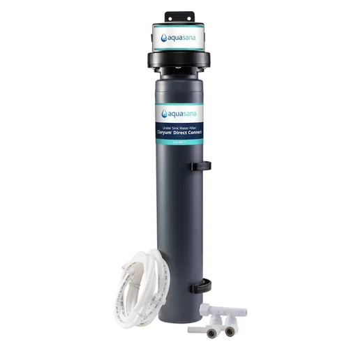 Aquasana Filtro de agua para grifo de fregadero | Reduce el 99% de 78 contaminantes, incluyendo cloro y plomo del agua del grifo, filtración debajo