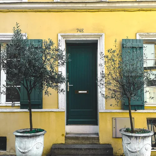 Vista 7 de Números de casa de 5.5 pulgadas, número único de dirección de metal de hierro fundido para puerta exterior o delantera, acabado plateado antiguo