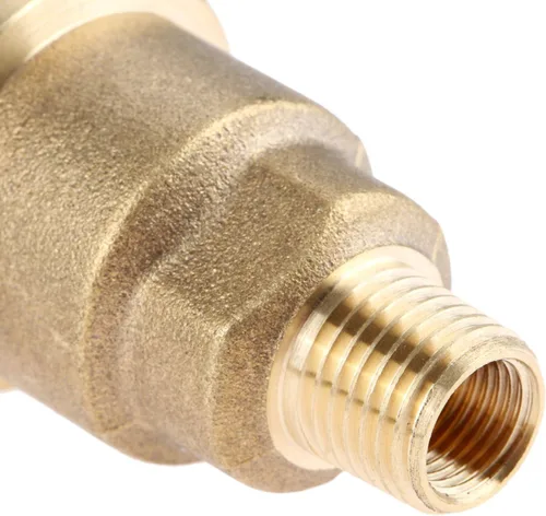 Vista 6 de Macho 5024 QCC1 - Adaptador de manguera de montaje de gas propano con rosca macho de 1/4 pulgadas, accesorios de conexión rápida de propano de latón