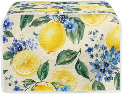 Vista 10 de Talayituse Autumn Maple Leaf Print Toaster Cover 2 Slice Bread Toaster Oven Cover Washable Toasters Dust Covers Kitchen Small Appliance Covers
