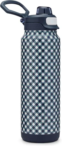 Vista 15 de ZULU Powerfill Pro Botella de agua de acero inoxidable de 24 onzas con tapa de llenado rápido, metal aislado al vacío de triple pared, tapa