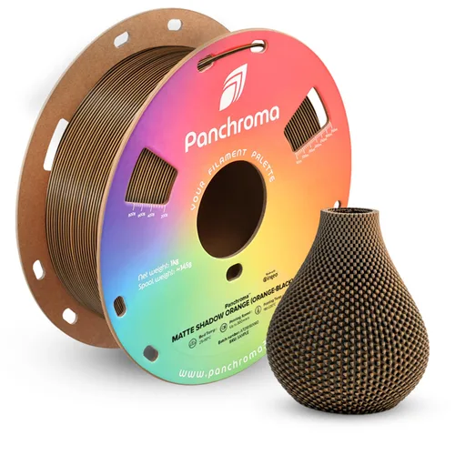 Vista 53 de Polymaker Panchroma - Filamento de ácido poliláctico mate, color negro carbón, 1/16 de pulgada (1.75 mm), 1 kg (2.2 libras), anteriormente Polyterra
