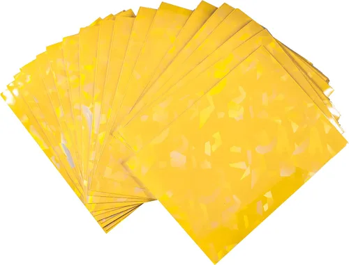 Vista 13 de 100 fundas holográficas azules para tarjetas, ajuste perfecto, fundas brillantes para tarjetas coleccionables, tamaño estándar, fundas de Pokémon