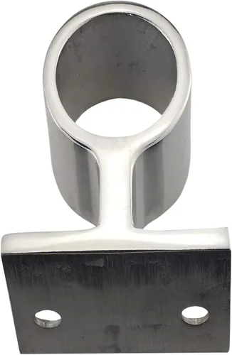 Vista 6 de keehui Par Heavy Duty 316SS 60 ° Marine Boat Stanchion Hand Rail Fitting IZQUIERDA-FRONT para tubo de 1