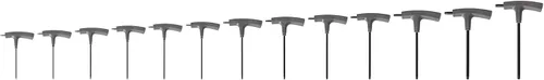 Vista 8 de TEKTON Juego de llaves hexagonales con mango en T, 8 piezas (0.079-0.394 in) KTX90203