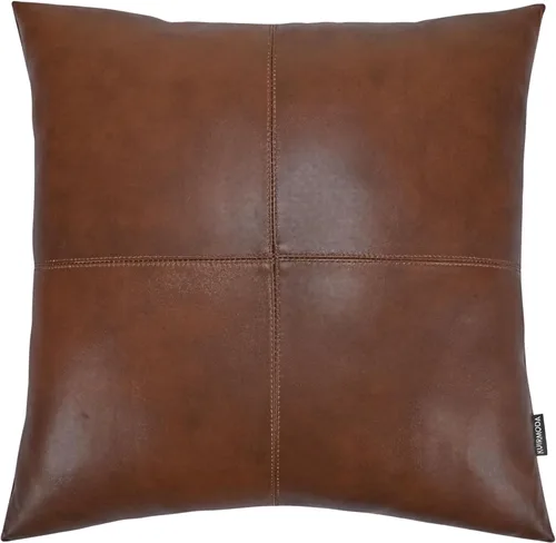 Vista 30 de Funda de almohada de piel de cordero – Funda decorativa para cojín de sofá – Fundas decorativas para sala de estar y dormitorio, 14 x 14 pulgadas