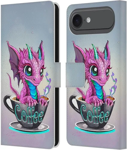 Vista 189 de Head Case Designs Officially Licensed Ruth Thompson Boba Tea Cup O Dragons Leather Wallet Case Compatible with Apple iPhone 7 Plus / 8 Plus