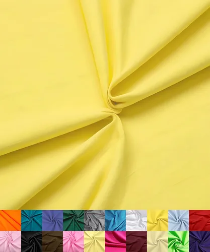 Vista 25 de Barcelonetta Tela de polialgodón para coser Tela de paño por yarda Rollo de 60" de ancho Ligera, transpirable Forro, textil