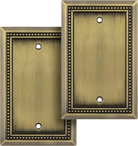 Vista 43 de Henne Bery Sunken Pearls Placa de Pared Decorativa de Servicio Pesado Placa de Interruptor Cubierta de Tomacorriente