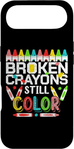 Vista 27 de Broken Crayons Still Color Mental Health Awareness Men Women Case for iPhone 17