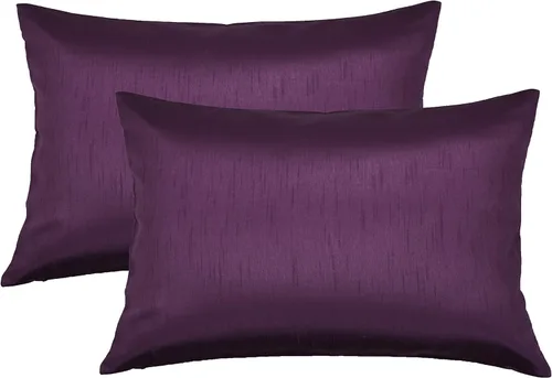 Vista 69 de Aiking Home - Funda de almohada decorativa rectangular de seda sintética de 12 x 18 pulgadas, cierre de cremallera, color aguamarina (juego de 2)
