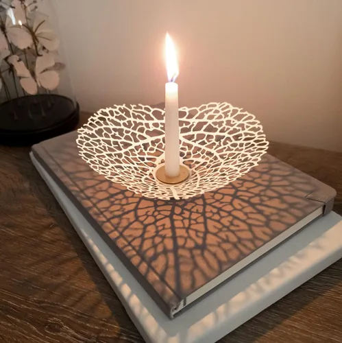 Vista 10 de Oshadow - Portavelas de loto, bonita decoración bohemia para velas cónicas y mesa de café